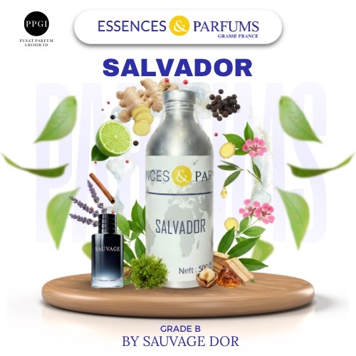 BIBIT PARFUM SALVADOR INSPIRED BY SAFAGE DOR GRADE B - BY ESSENCES & PARFUMS 100% MURNI