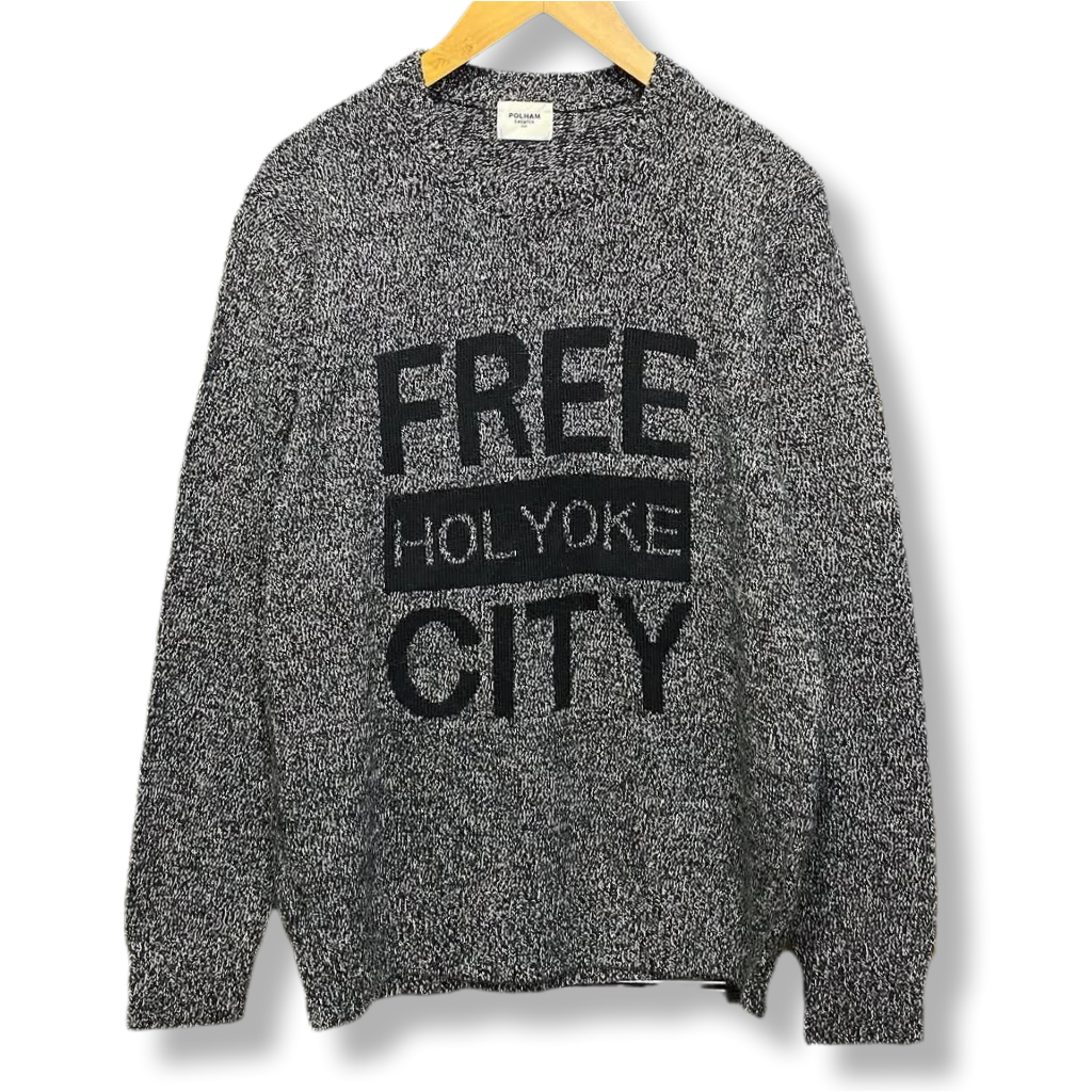 POLHAM - FREE HOLYOKE CITY KNITWEAR SWEATER | RAJUT | OUTERWEAR | XSTOB
