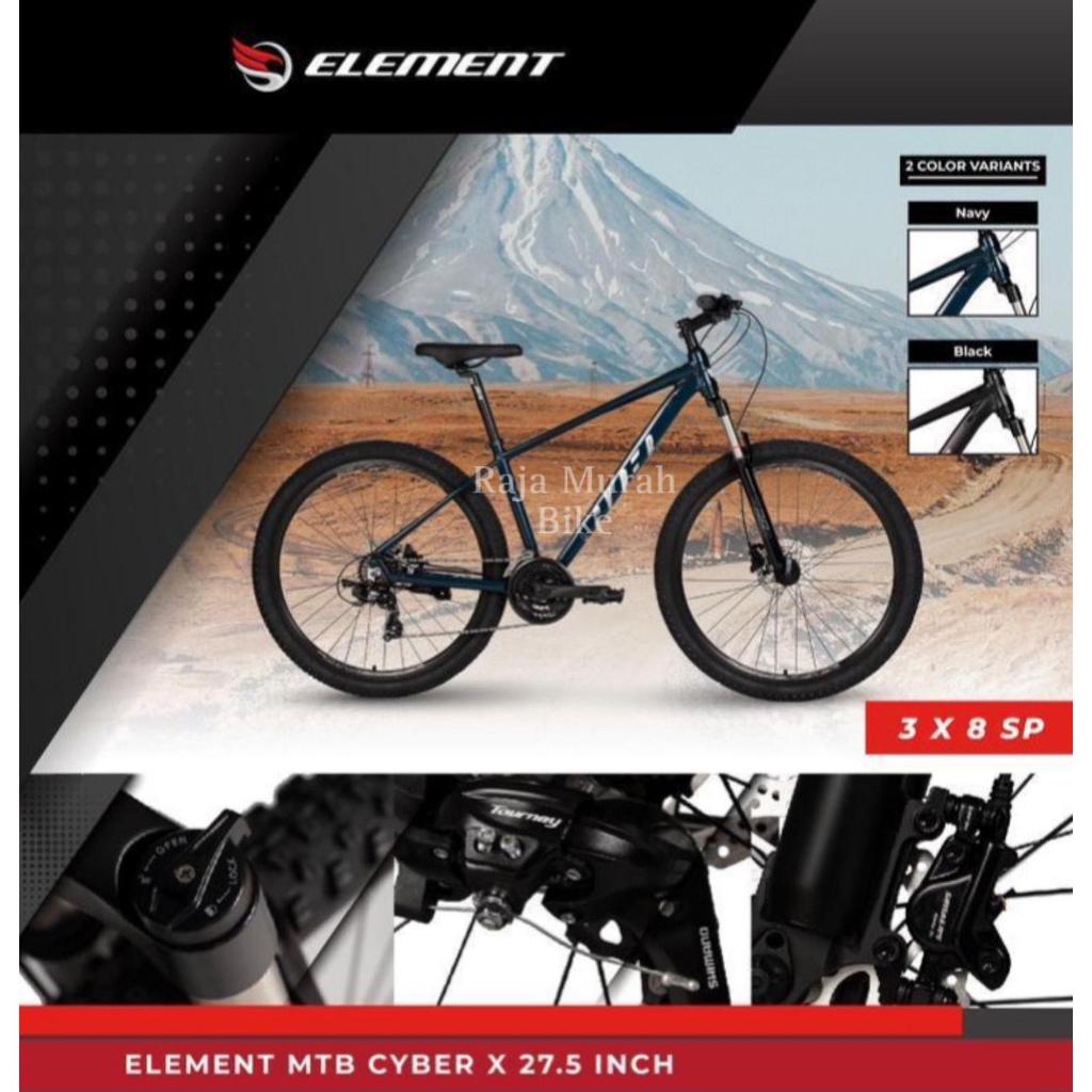Sepeda Gunung MTB Element Cyber X8 27,5 Inch Sepeda MTB 27,5 Inch Element Cyber