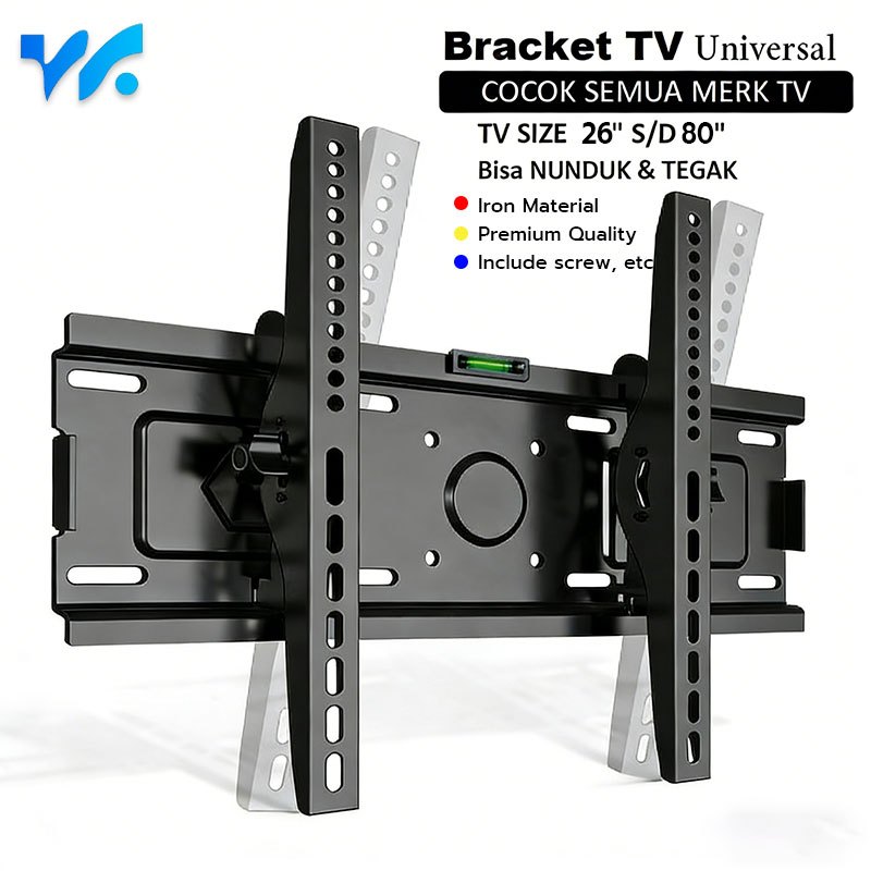 bracket tv 32 inch BRACKET TV LED 26" s/d 80" Universal inch bisa nunduk dan tegak breket LED LCD 32