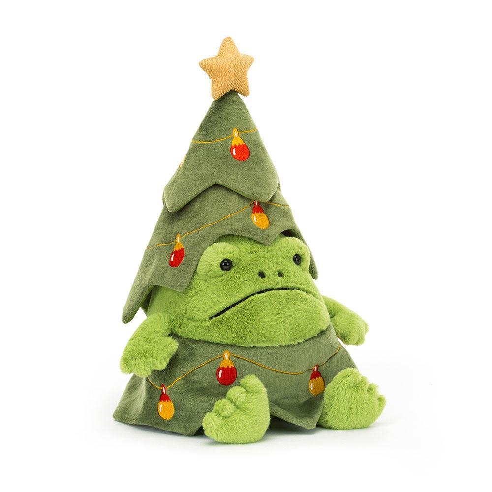 Jellycat Christmas Tree Ricky Rain Frog ORIGINAL