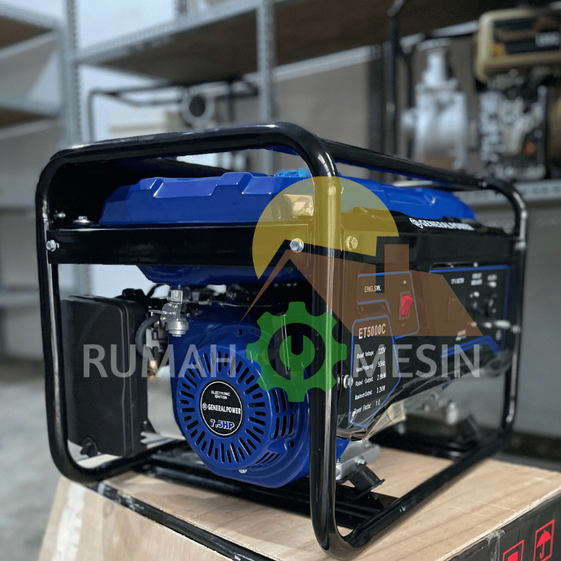 Rumahleha Genset General Power Et 5000 C/ Et 5000 Ce Genset 3000 Watt Manual/ Double Stater