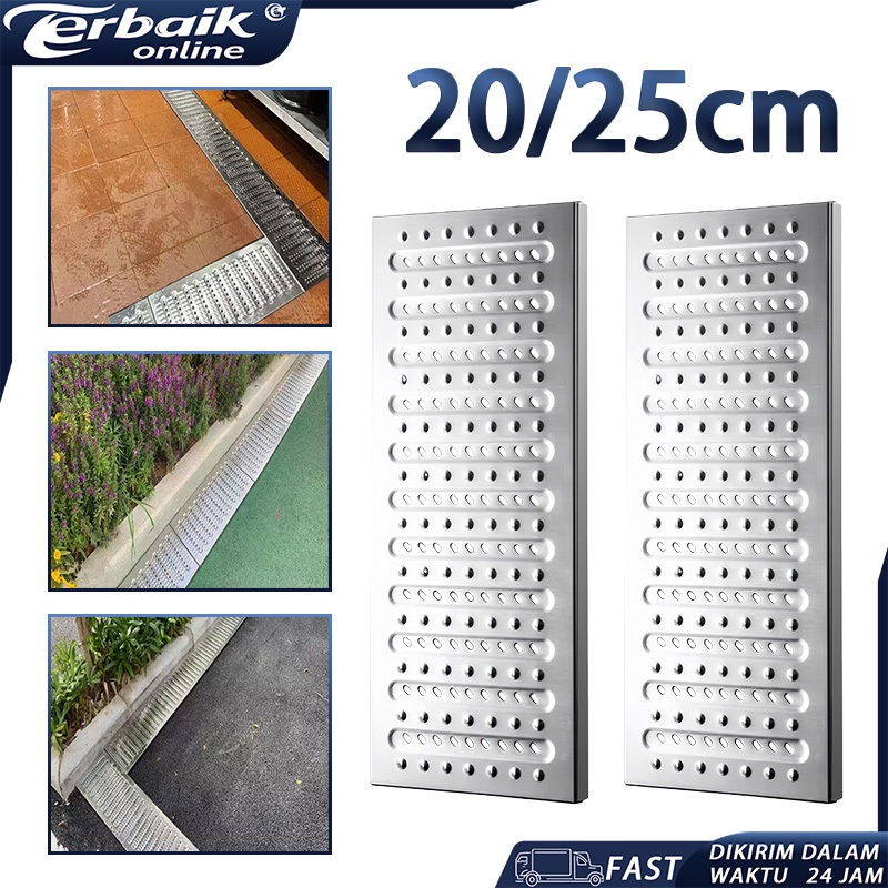 Grill Gutter Stainless/ Grating Stainless / Cover Penutup Drainase