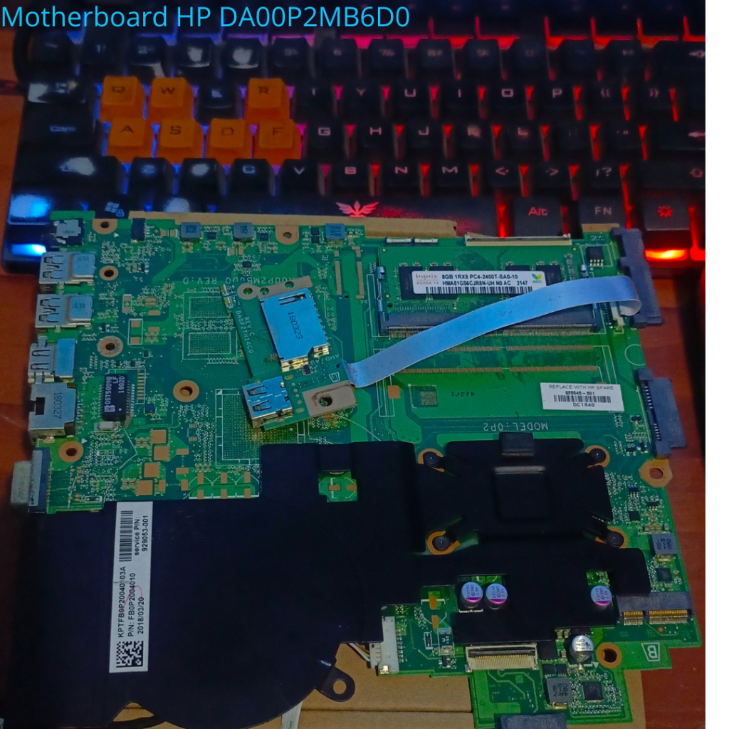 Motherboard Laptop HP 14-BW / 245 G6 – DA00P2MB6D0 AMD E2-9000e (Bekas)