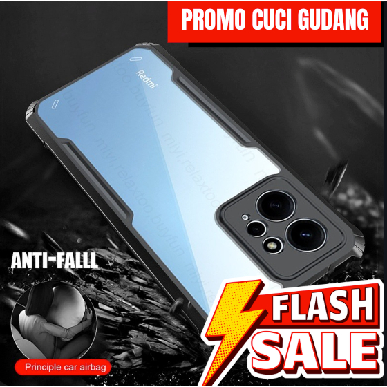 PROMO CUCI GUDANG DISKON CASE REDMI NOTE 12 4G SOFT CASE CLEAR BEATLE SERIES CASING COVER HP