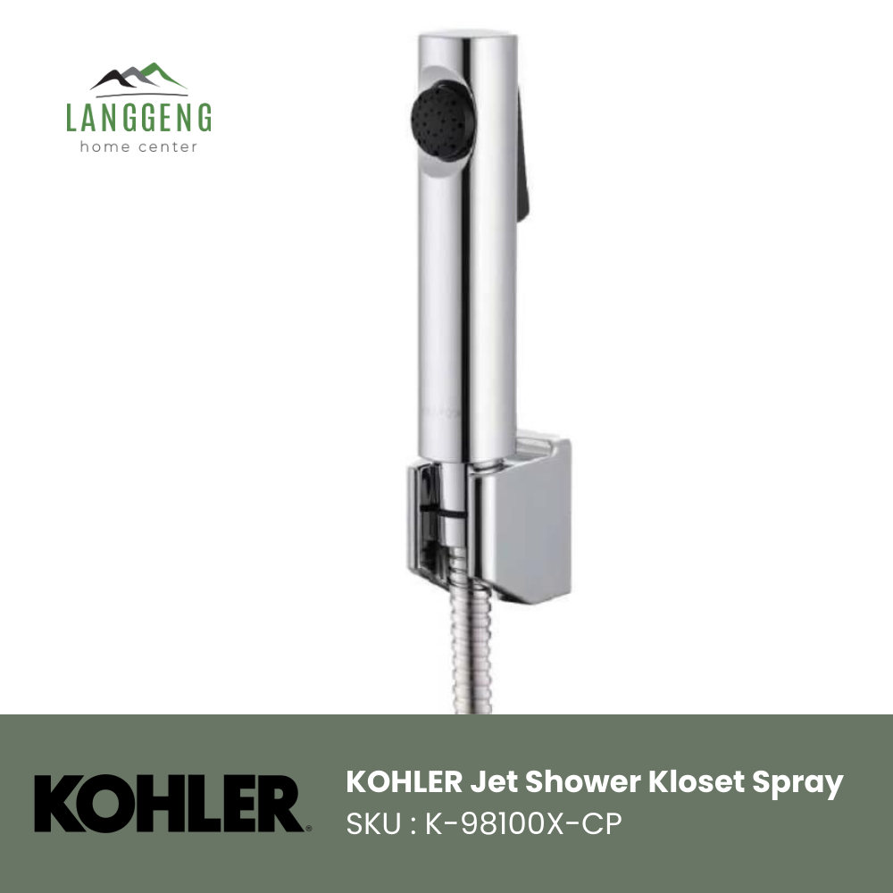 Kohler Cuff Jet Shower Chrome K-98100X-CP | Semprotan Toilet Kohler
