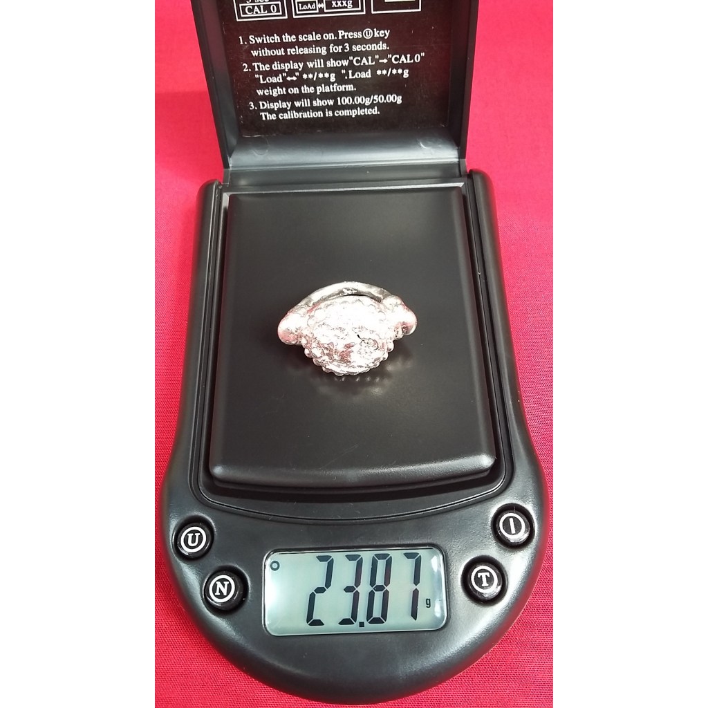 Cincin Perak Kuno Gambar Tupai Asli Temuan Sungai Berantas