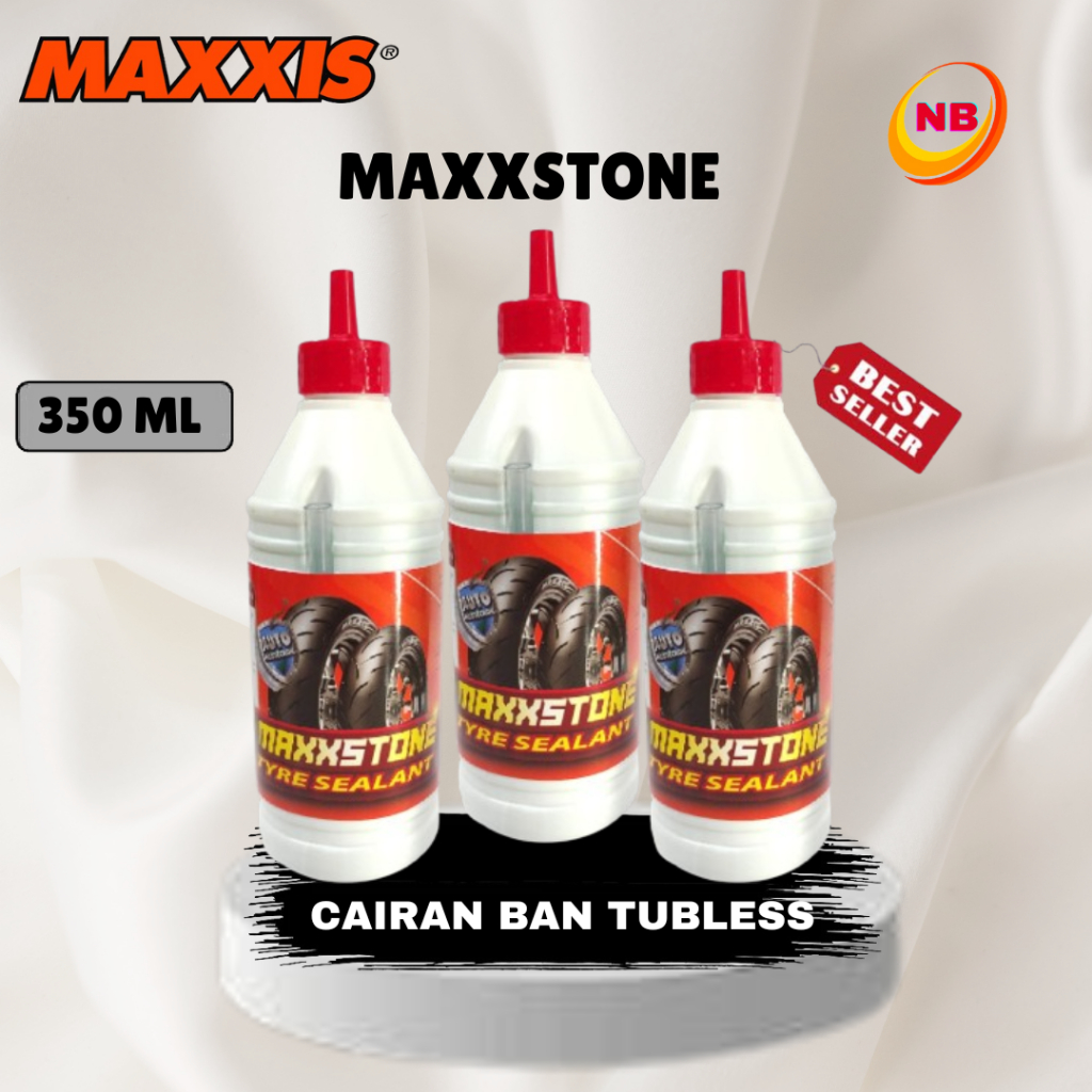CAIRAN BAN TUBELESS MAXXSTONE 350ML / CAIRAN TAMPAL BAN / CAIRAN BAN TUBLES / CAIRAN TUBLESS / TAMPA