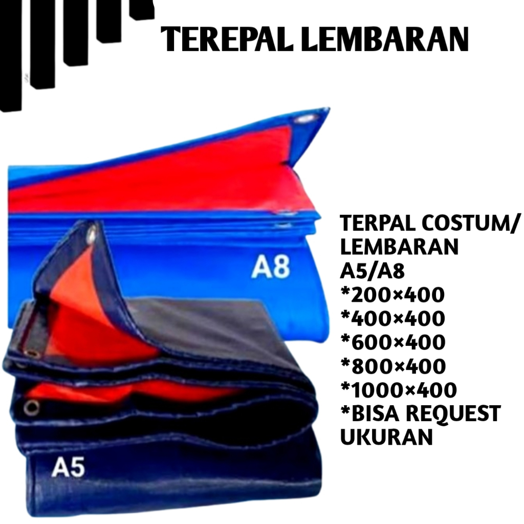 TERPAL GELARAN PADI TENDA ATAP MOBIL AMPARAN DLL A3/A5/A8