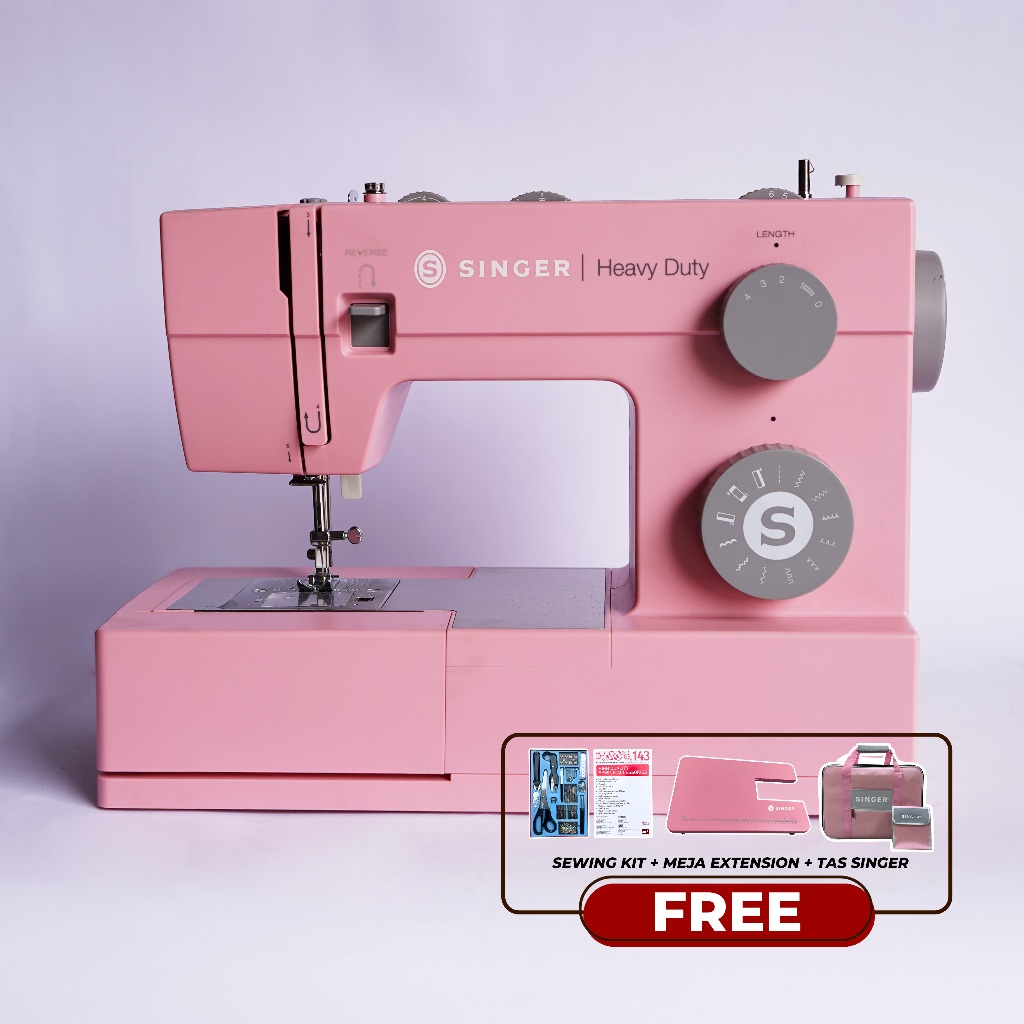 Mesin Jahit Singer 4411 Pink Heavy Duty