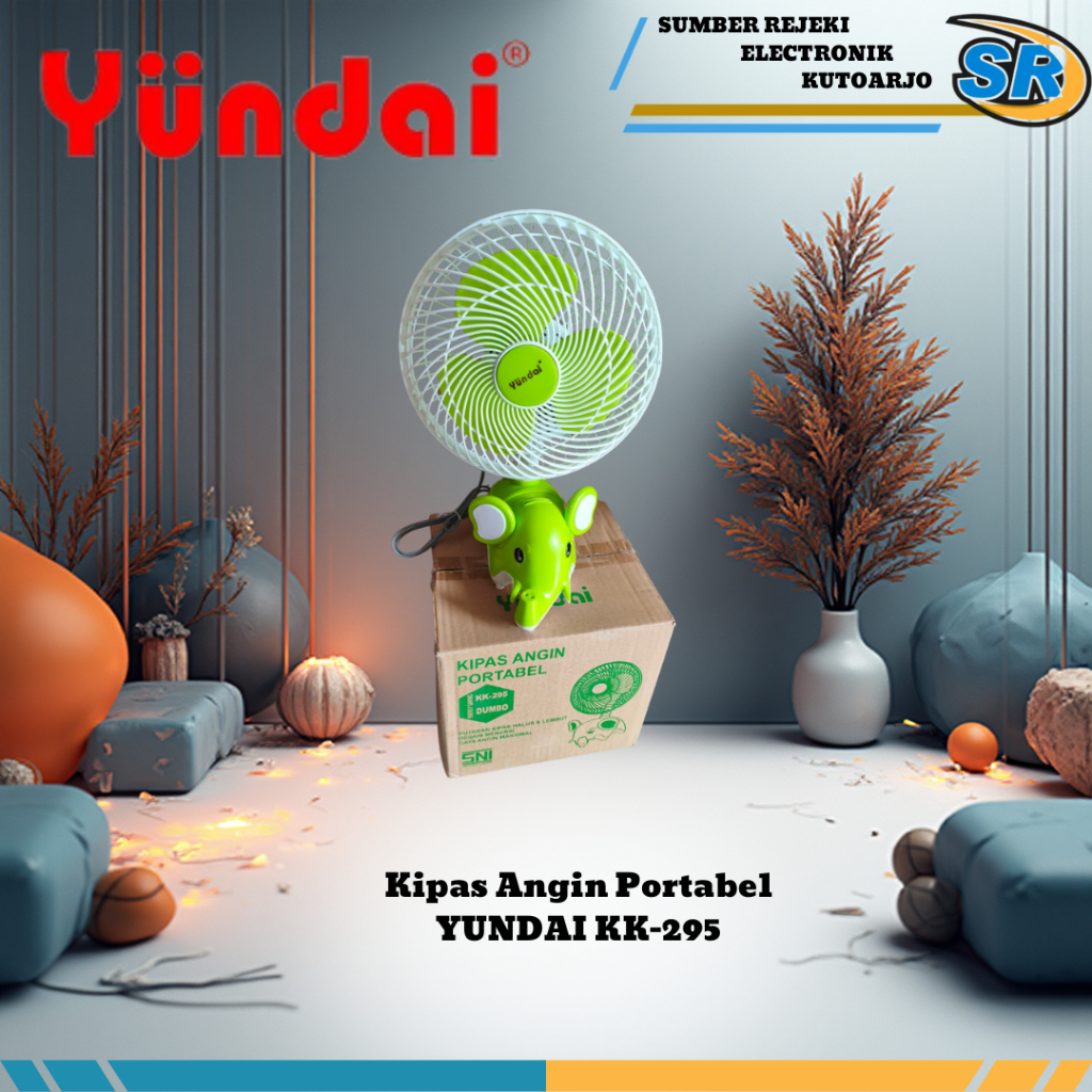 Kipas Angin Yundai KK 295 PORTABLE Karakter