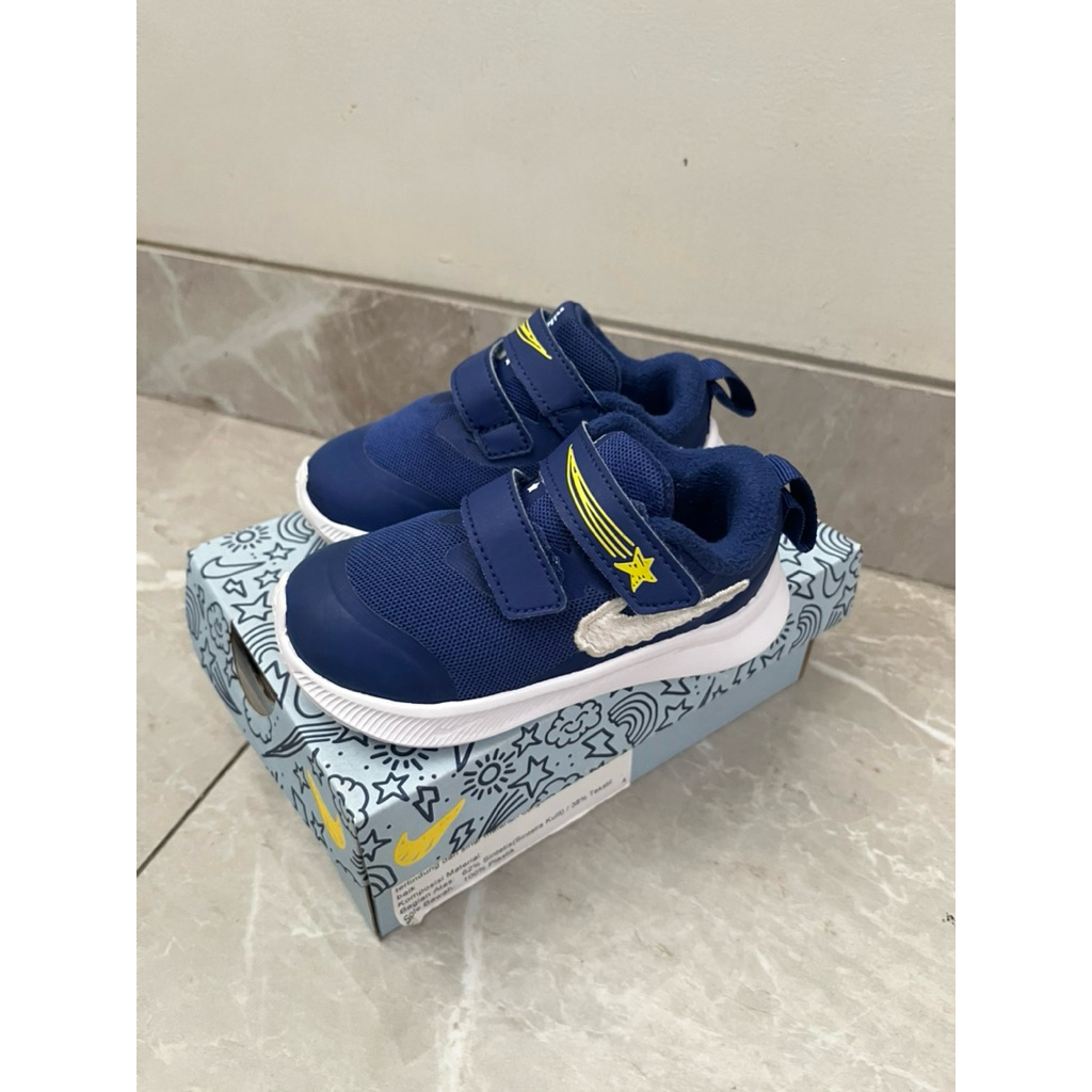 Nike Star Runner 3 Dream TDV Sepatu Sneaker Anak Laki-laki Toddler Preloved Original