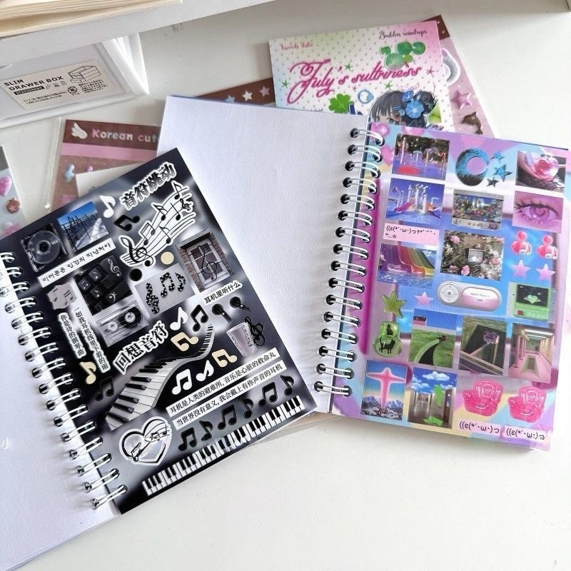 Sticker Book Vintage Dream Core Juminocore Heisei Retro