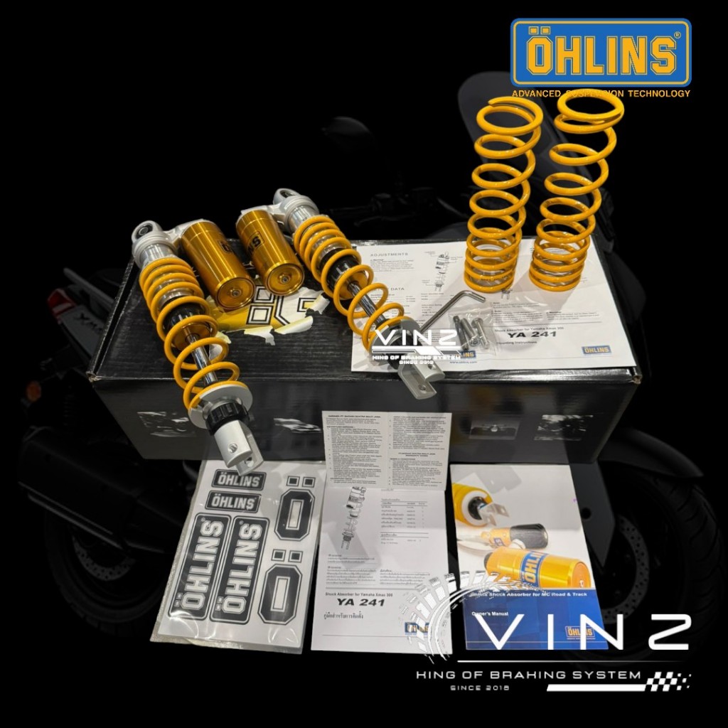 Shock Ohlins Xmax YA241 Original ohlins // Shockbreaker Ohlins Xmax YA-241 Original Ohlins Xmax Old 