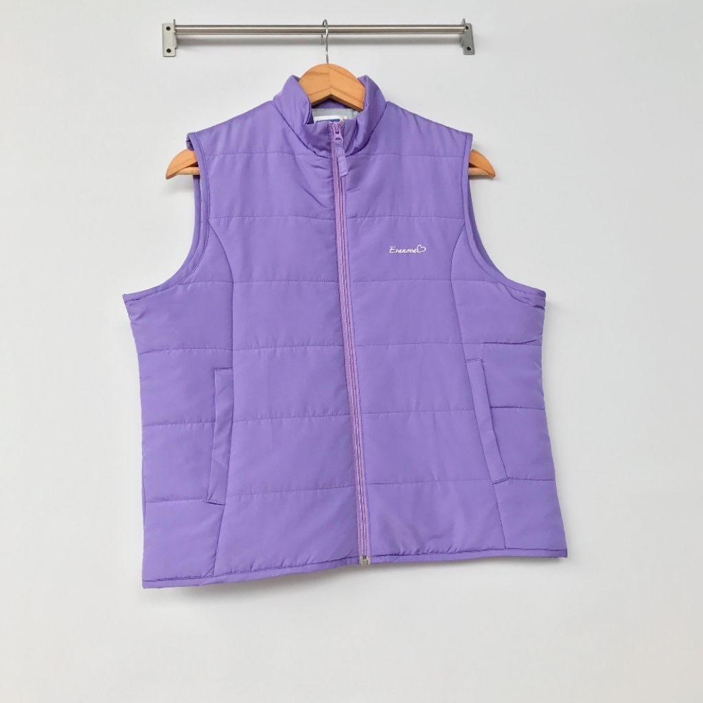 Rompi Windbreaker Vest Mizuno Ungu Size Fit L