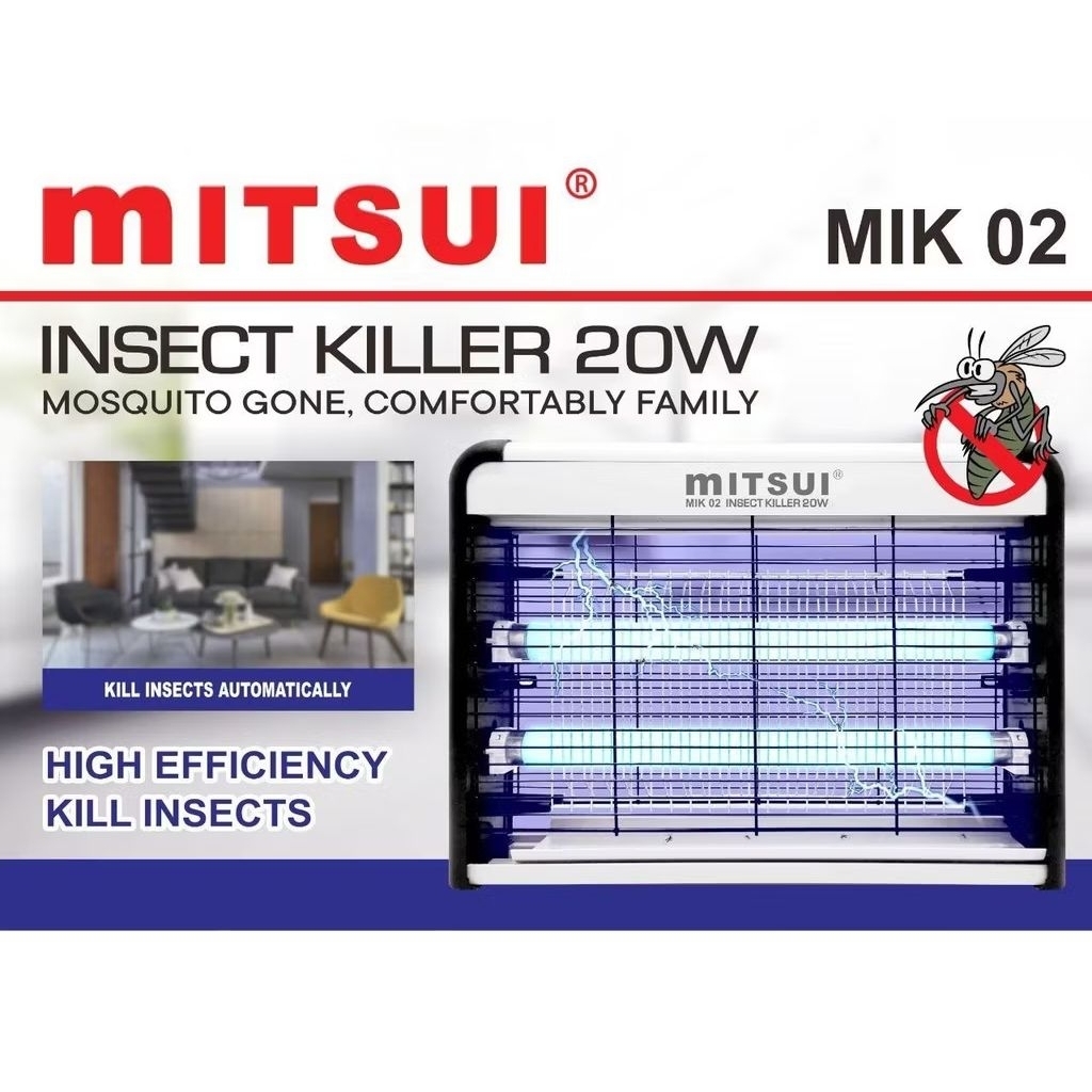 Pembasmi Serangga Mitsui Insect Killer MIK-02 20W / 40W Perangkap Nyamuk