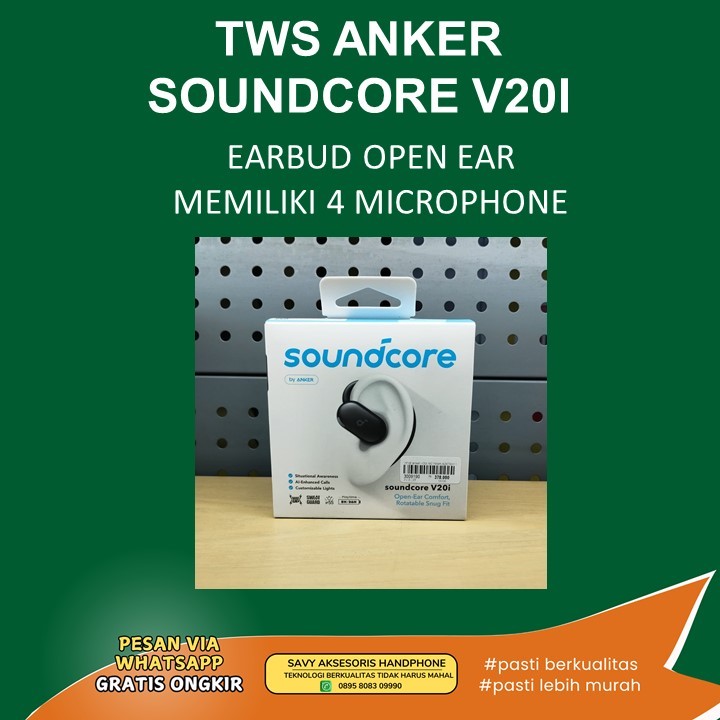 HEADSET BLUETOOTH ANKER SOUNDCORE V20I