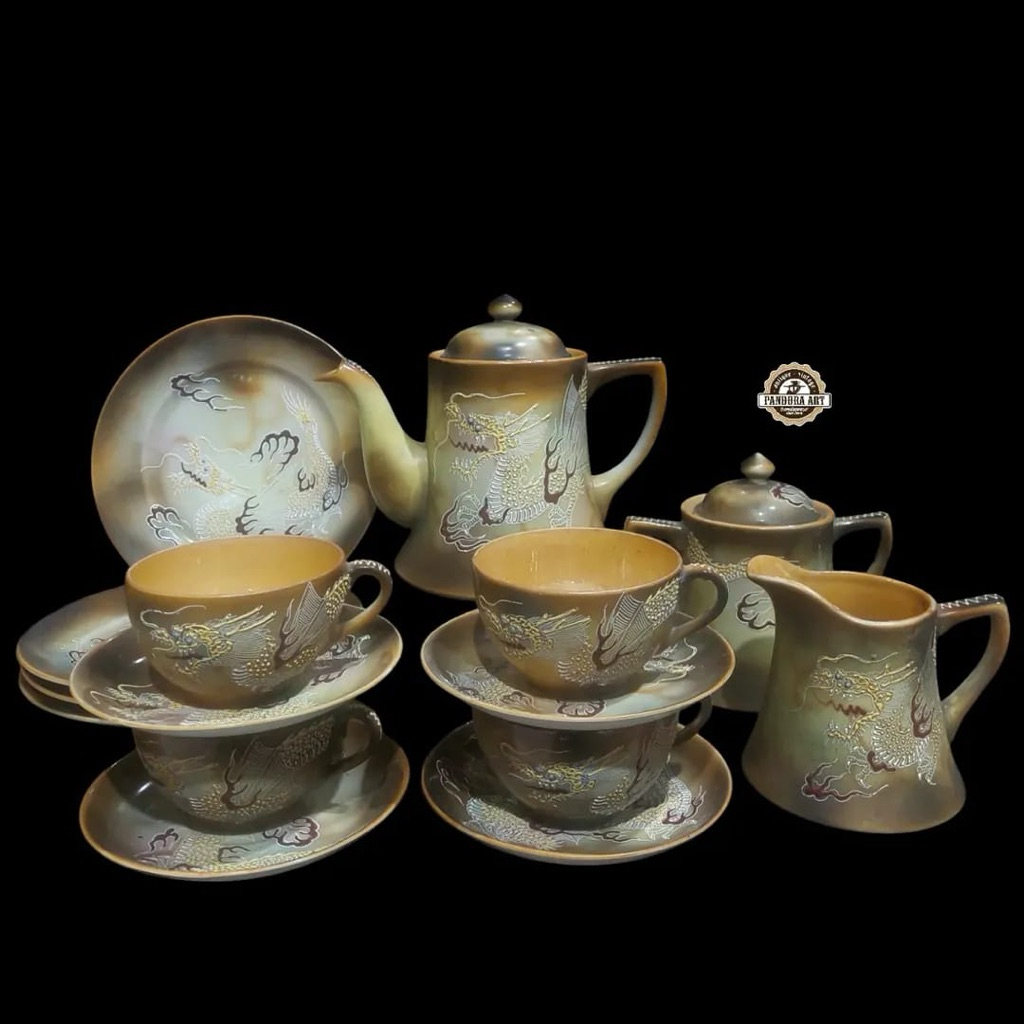 Teaset SATSUMA naga japan KUNO