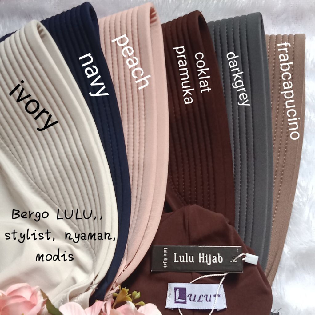 Hijab Bergo Sport ORI  By LULU HIJAB