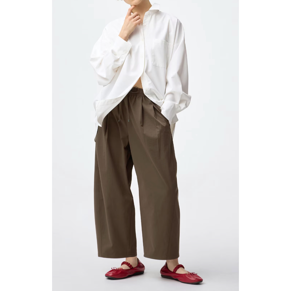 Barrel Ankle Pants GU/Celana Barrel Wanita Gu