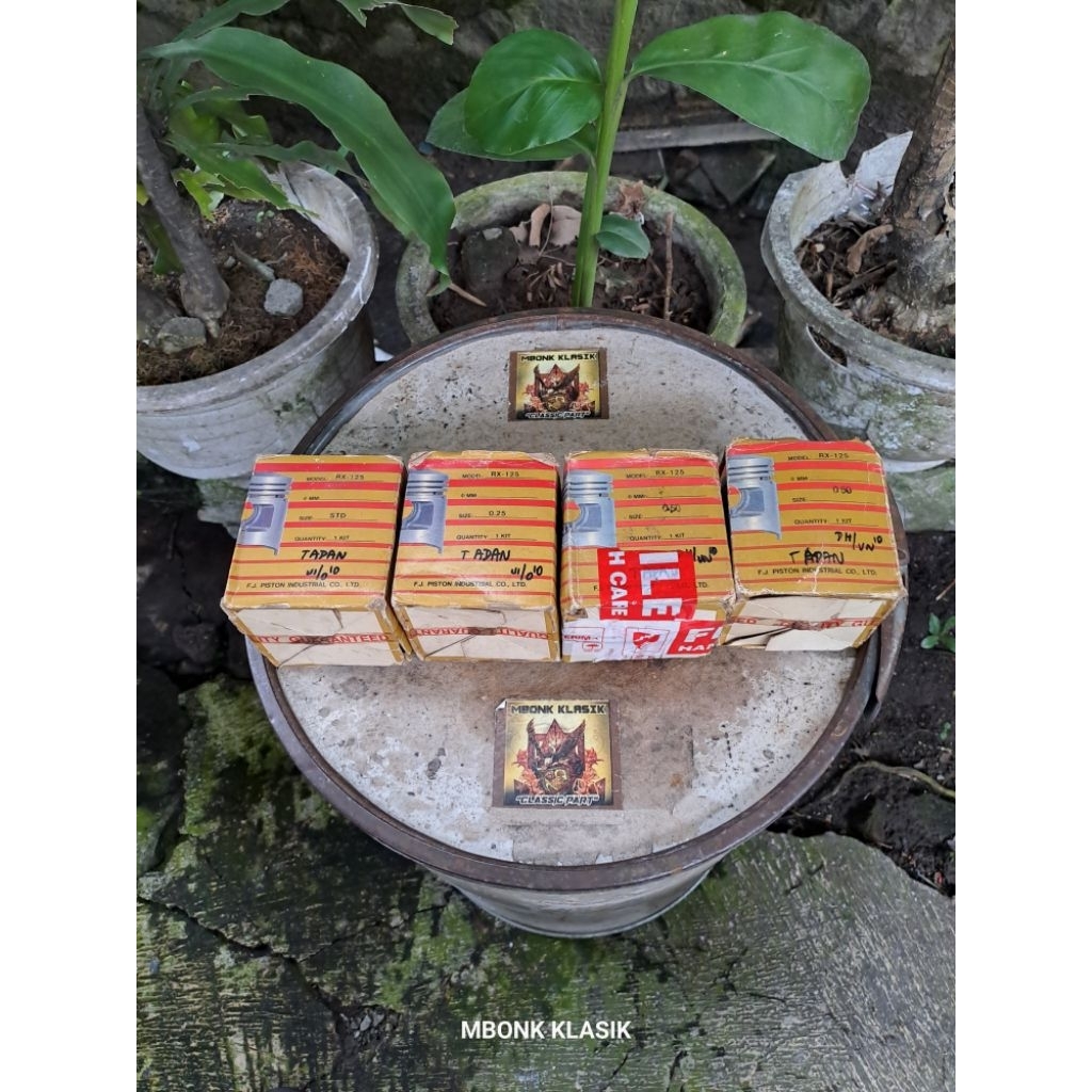 ring seher piston rx 125 oversize std 0 25 50 BARU ring seher piston yamaha rx 125 ring piston seher
