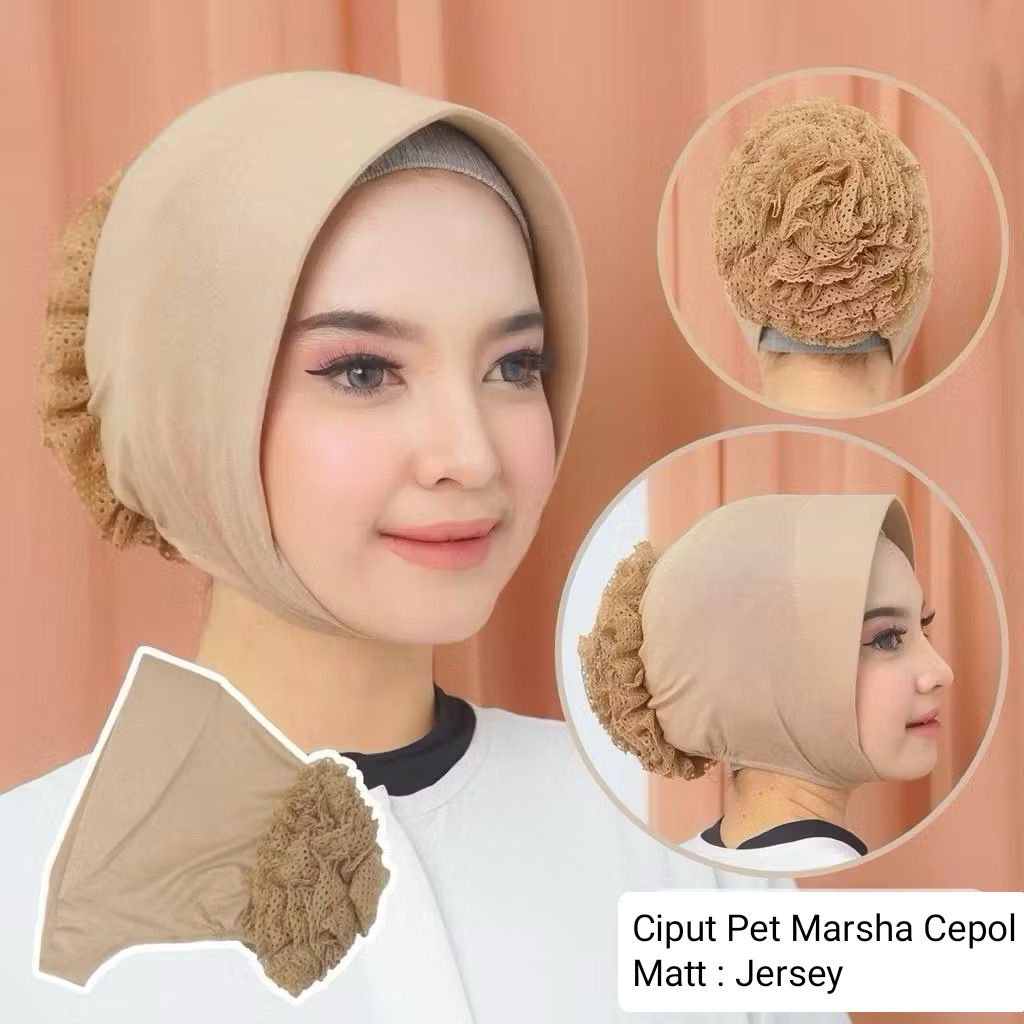 AFSHARI STORE - Ciput Pet Marsha Cepol / Ciput Topi Anti letoy / Inner Marsha Pet Cepol Jersey Spand