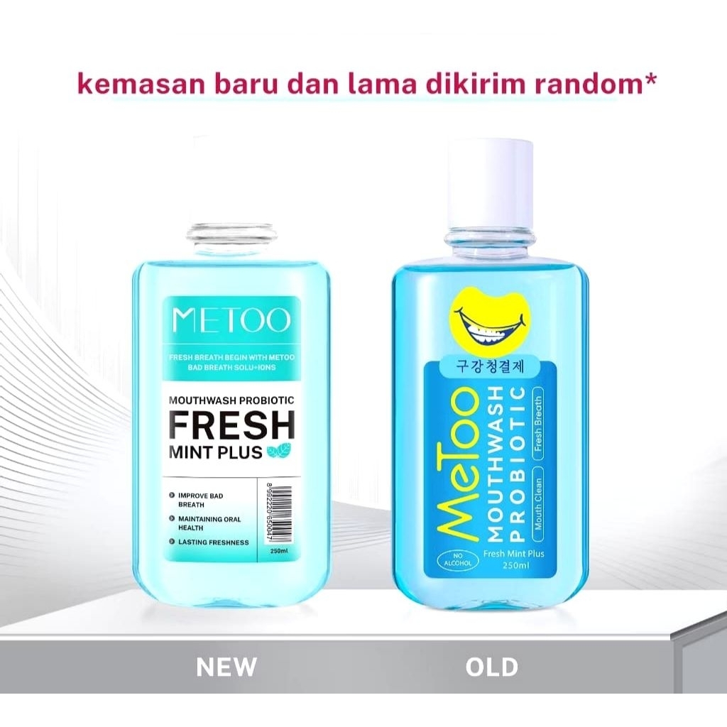 MeToo Mouthwash 250ml - Praktis, Harga Terjangkau, Bisa COD