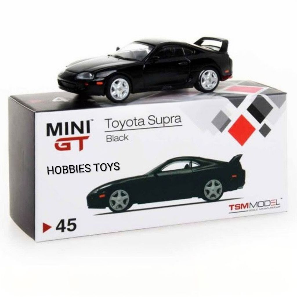 Mini GT 45 Toyota Supra JZA80 Black