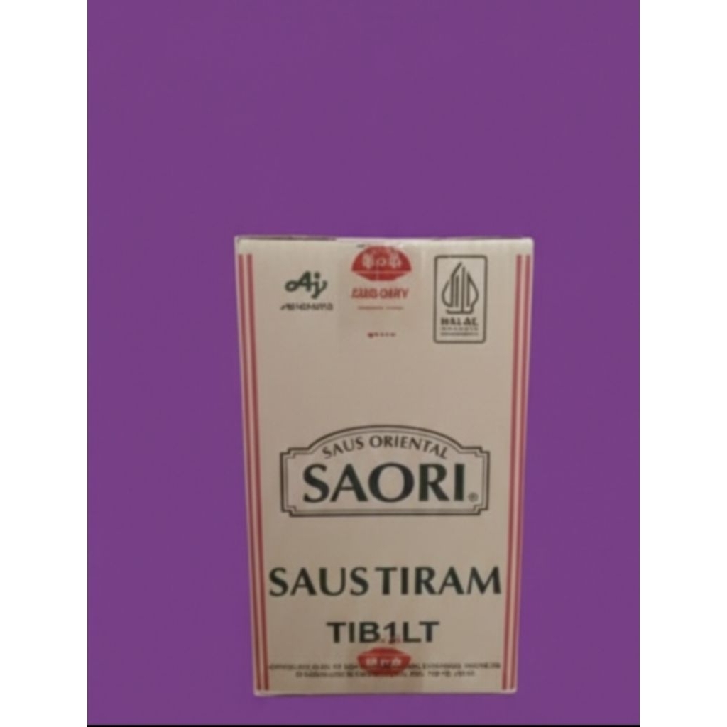 Saori Saus Tiram 1 Dus isi 6L