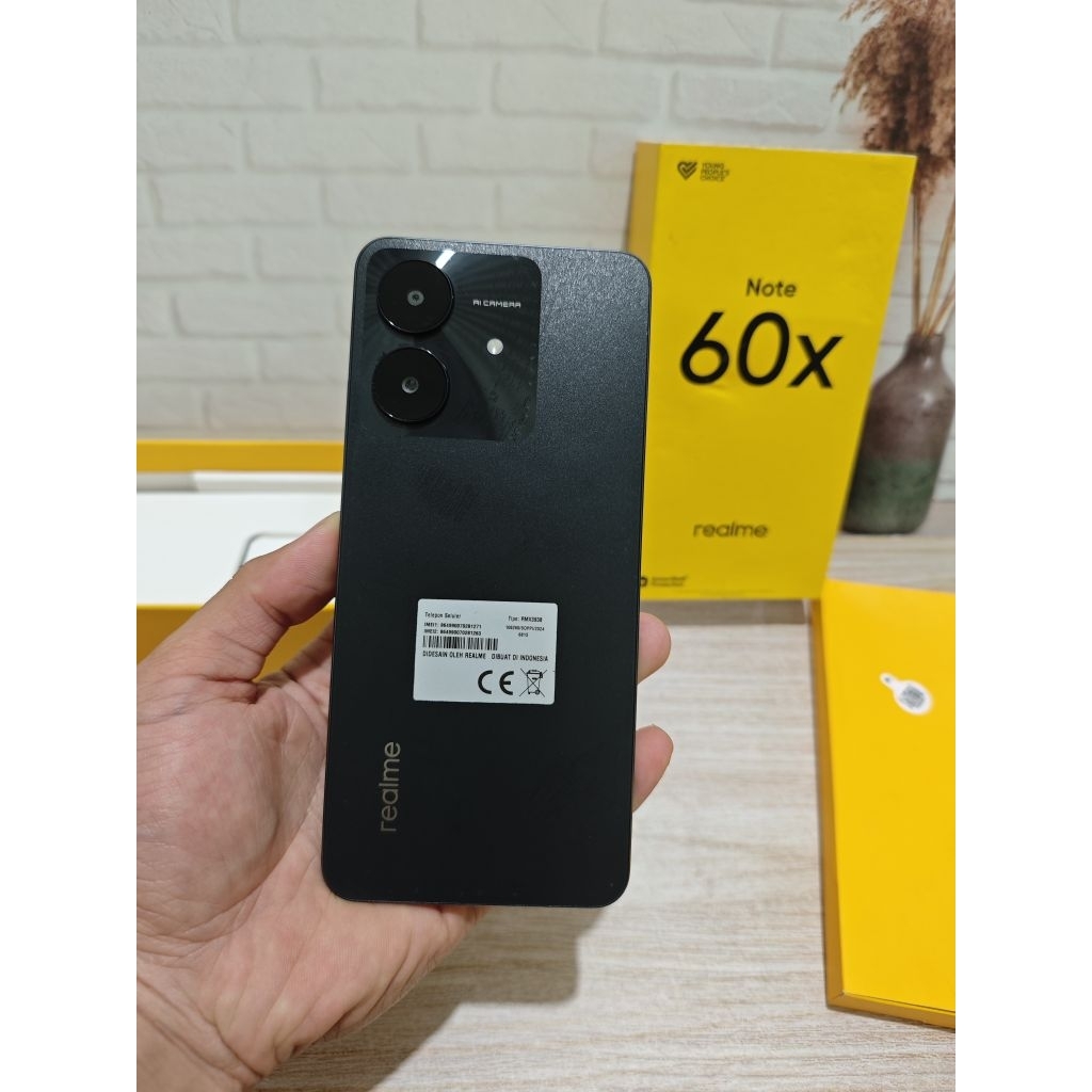 Realme note 60x 4/64 second original