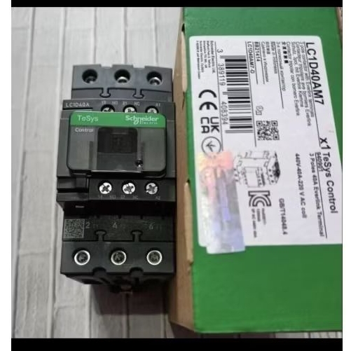 CONTACTOR LC1D40M7 220VAC SCHNEIDER
