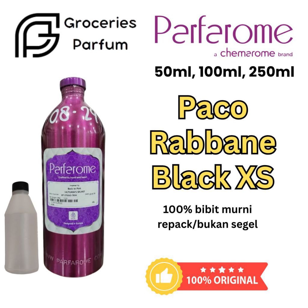 BLACK XS by PARFAROME BIBIT PARFUM TERMURAH