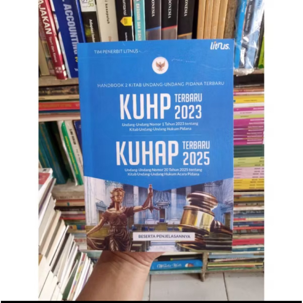 buku KUHP DAN KUHAP 2023/2025 TERBARU, Beserta Penjelasannya