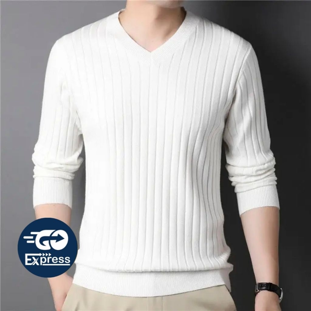 Sweater Rajut Pria Vest/Sweater Salur/Sweater Pria