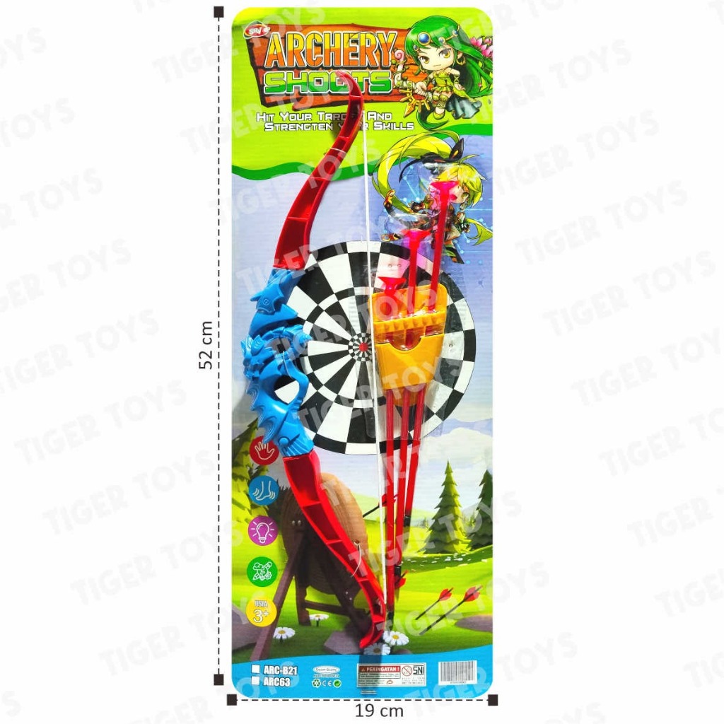MAINAN BARU PANAH ARCHERY MAINAN ARCHERY SET JUMBO BUSUR PANAH PANAH BESAR ARCHER BESAR