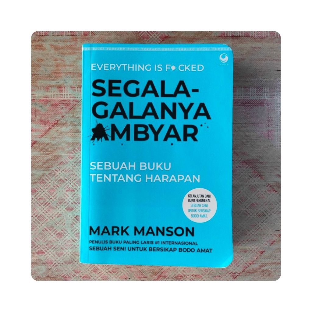 [Preloved] Segala-galanya Ambyar, Original, Edisi Handy, Ringan, Buku Motivasi
