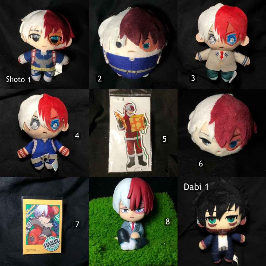 [Official Merchandise] Shoto & Dabi My Hero Academia Figure/Polaroid sticker/Plush/Nui/Mochi Mascot/