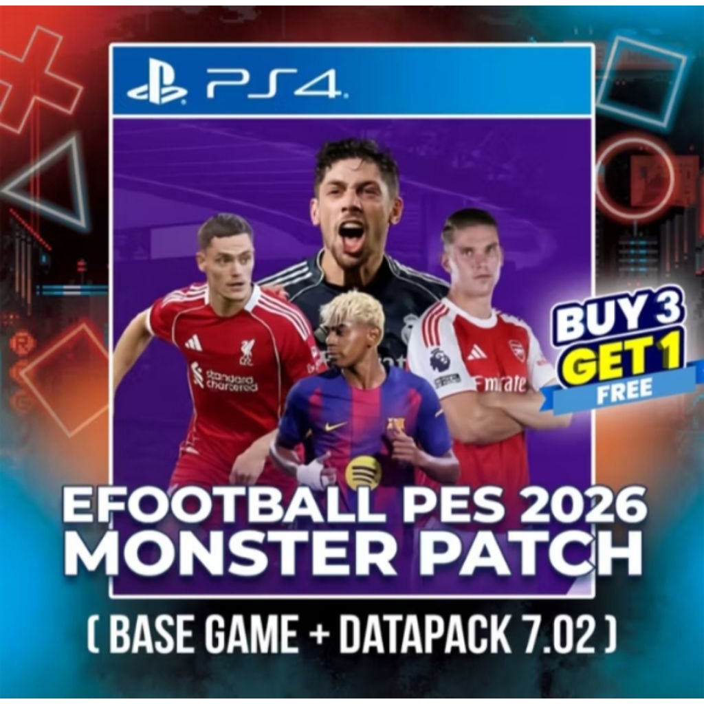 EFOOTBALL PES 2026 PS4 HEN – Monster Patch Summer Edition | Full