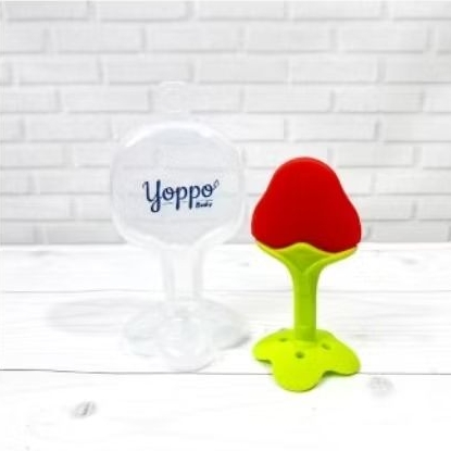 Yoppo Baby Teether Buah 2PCS Teether Bayi Free Case