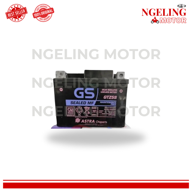 Aki Kering Motor GS ASTRA GTZ5S Original Untuk Karisma Supra X 125 Vario 110 Asli GS - Harap Baca De