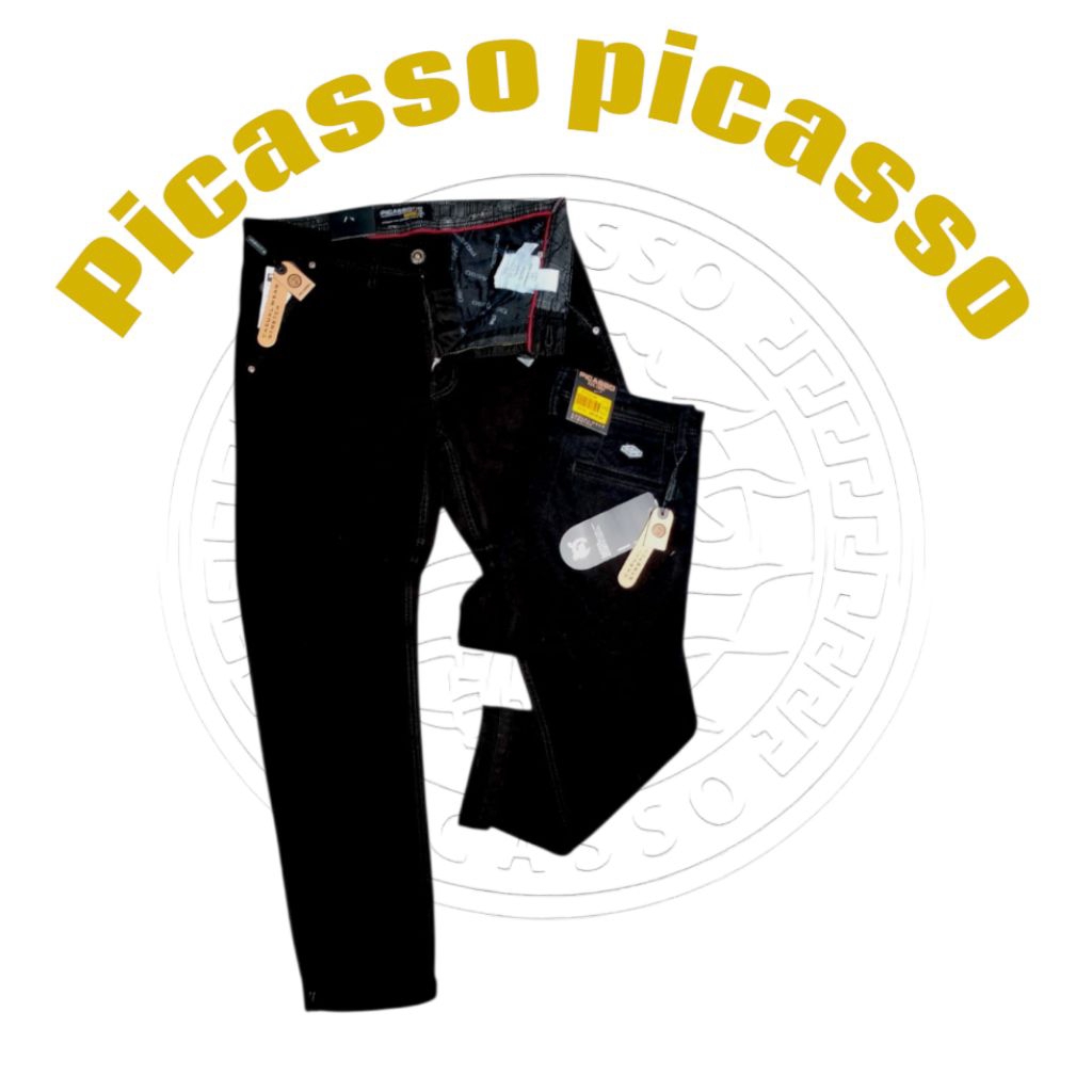Celana Chinos Katun PICASSO Original Premium untuk Pria, Celana Panjang pria merk picaso