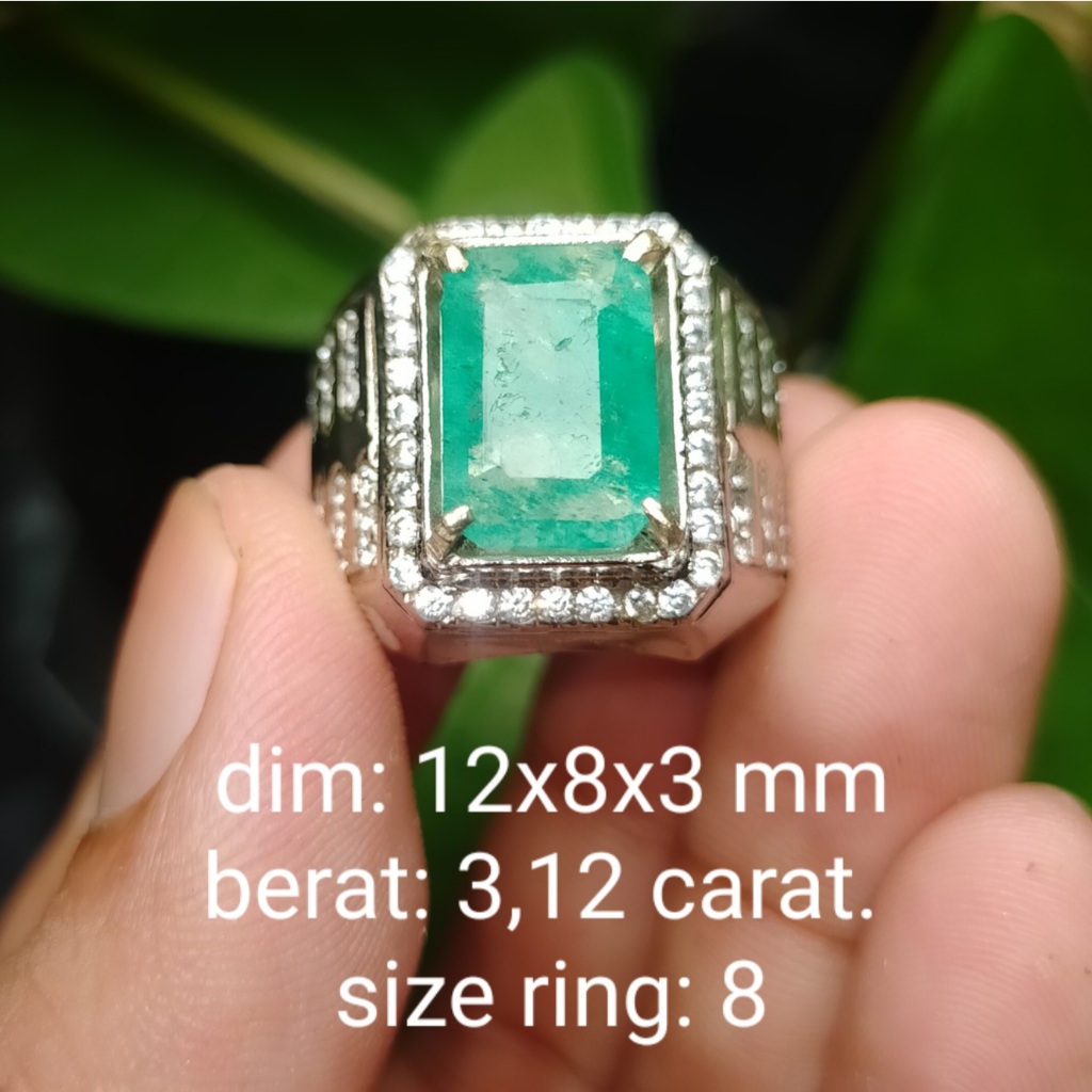 BATU ZAMRUD ASLI NATURAL COLOMBIA cek batu lainnya yaman api wulung opal bacan permata kalimaya kiny