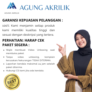 REPLIKA PERHIASAN AKRILIK EMAS SATU SET UNTUK HIASAN MAHAR
