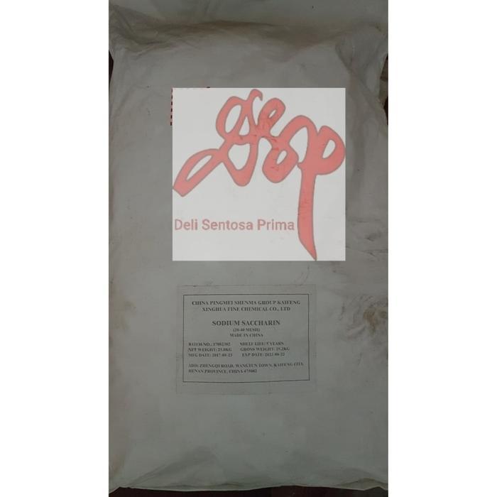 Sodium Saccharine S / Sakarin Halus Food Grade Pemanis Ex. RRT 25Kg