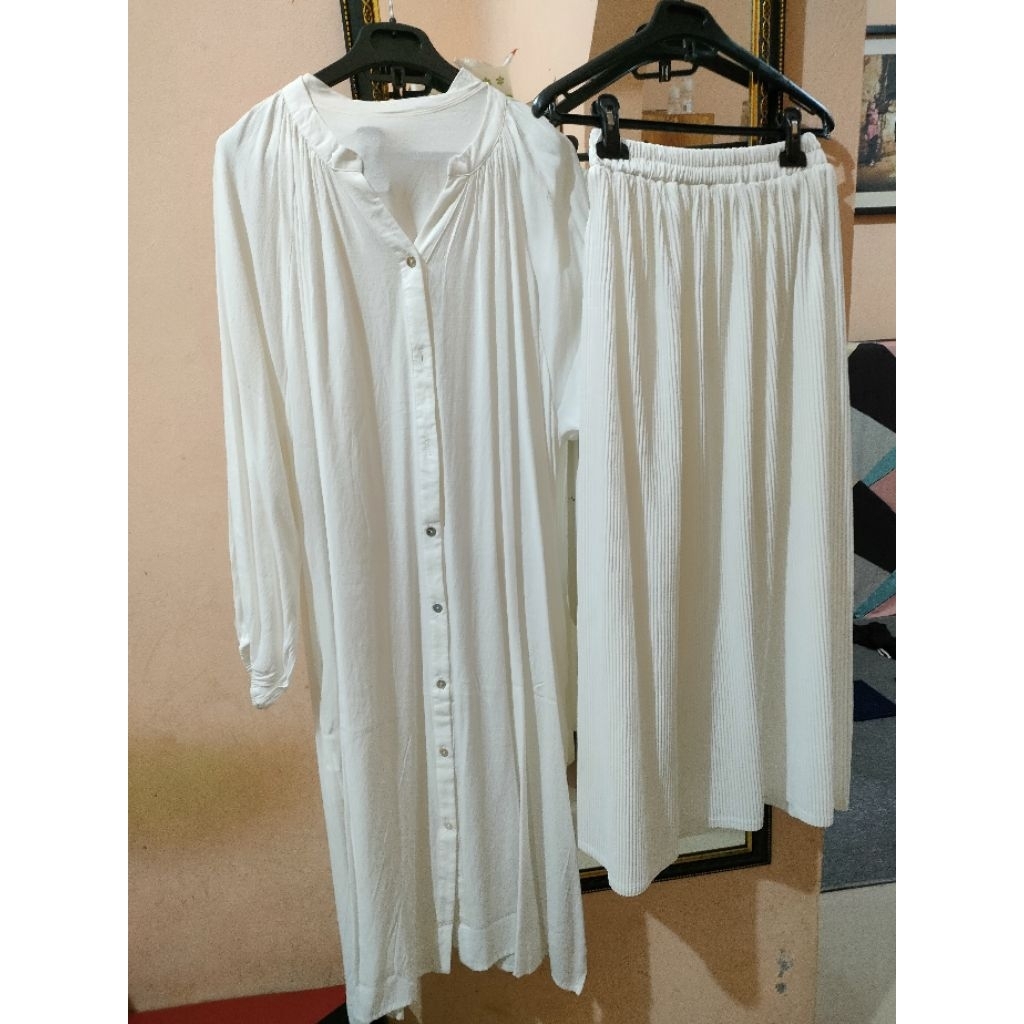 PL one set long tunik inner & rok