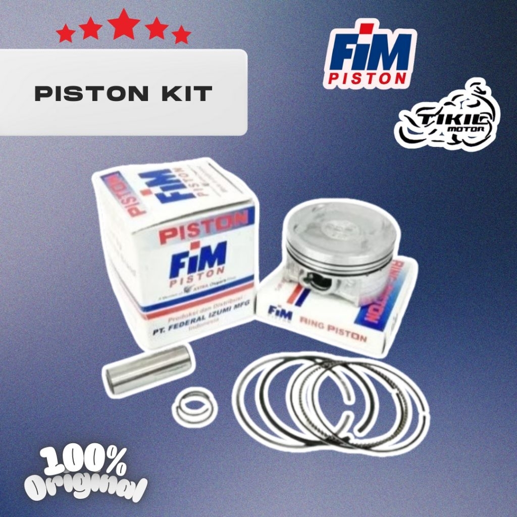 PISTON KIT FIM 95 N-MAX & AEROX 155