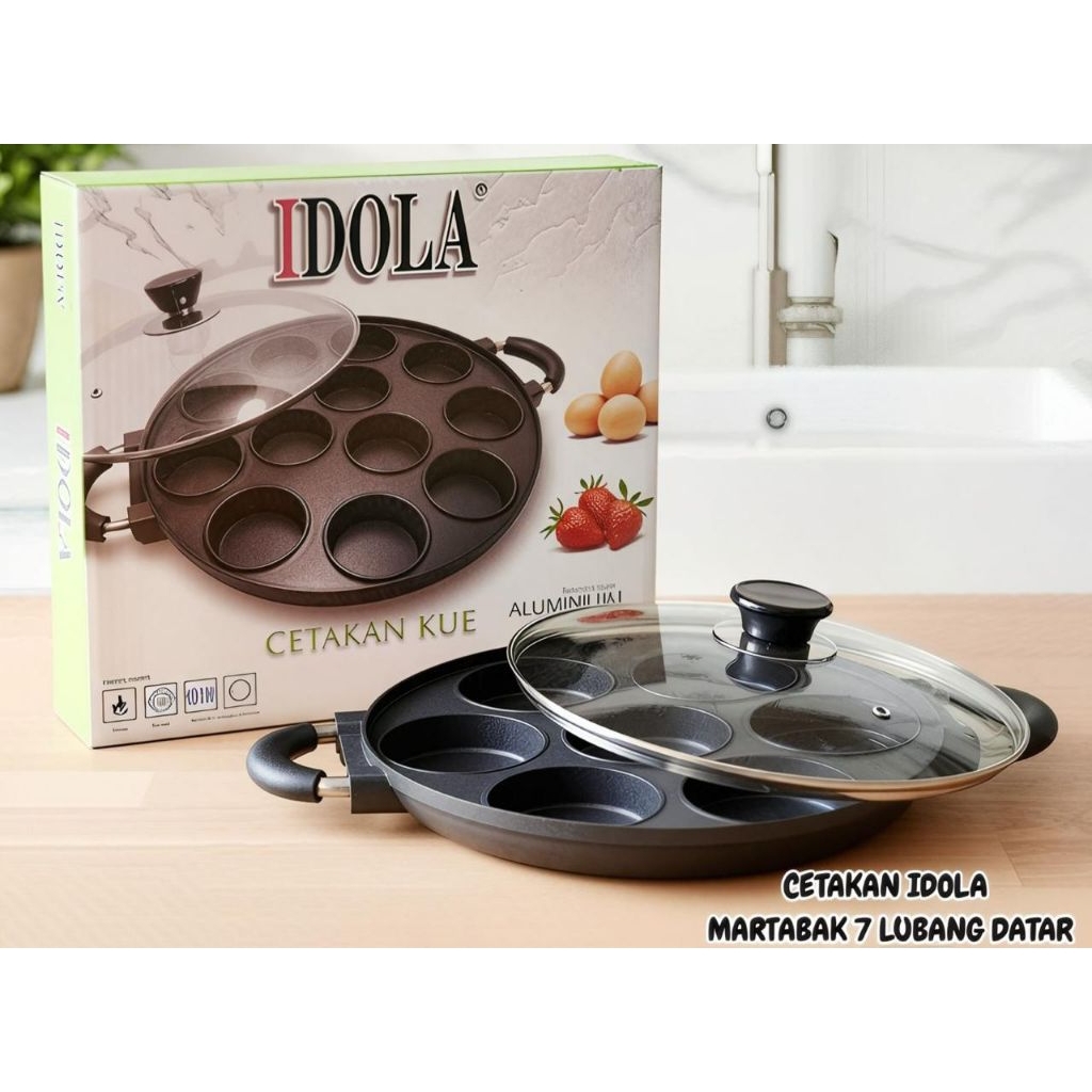 Cetakan martabak mini 7Lubang