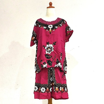 Setelan Batik Kulot Jumbo RC Wanita Lembut Adem Dipakai Sehari-hari