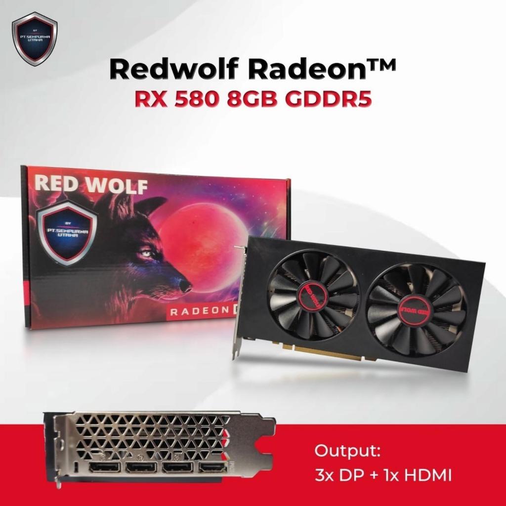 [NEW/BARU] VGA radeon RX 580 RX580 vga 8GB RX 580 8GB merk Peladn RX580 Aisurix RX580 RX7 RX580 Tara