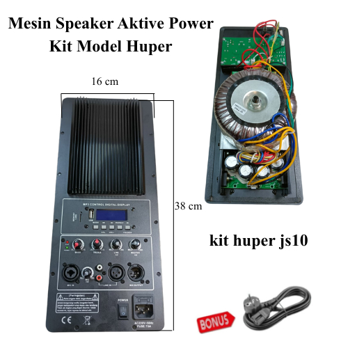 Powerkit Huper js10 Bluetooth + USB – Power kit Aktif 16x38 cm